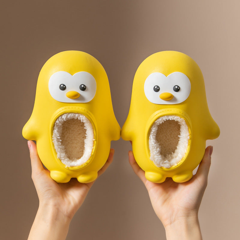 Children's penguin Cotton Slippers