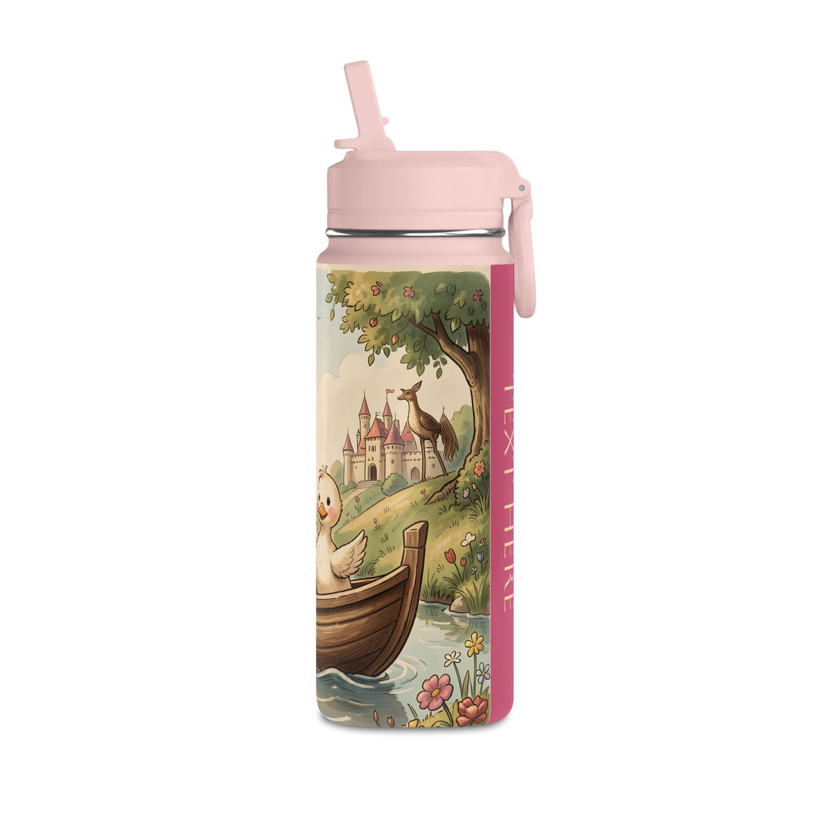 Duck Couple Mini Water Bottle(20oz)