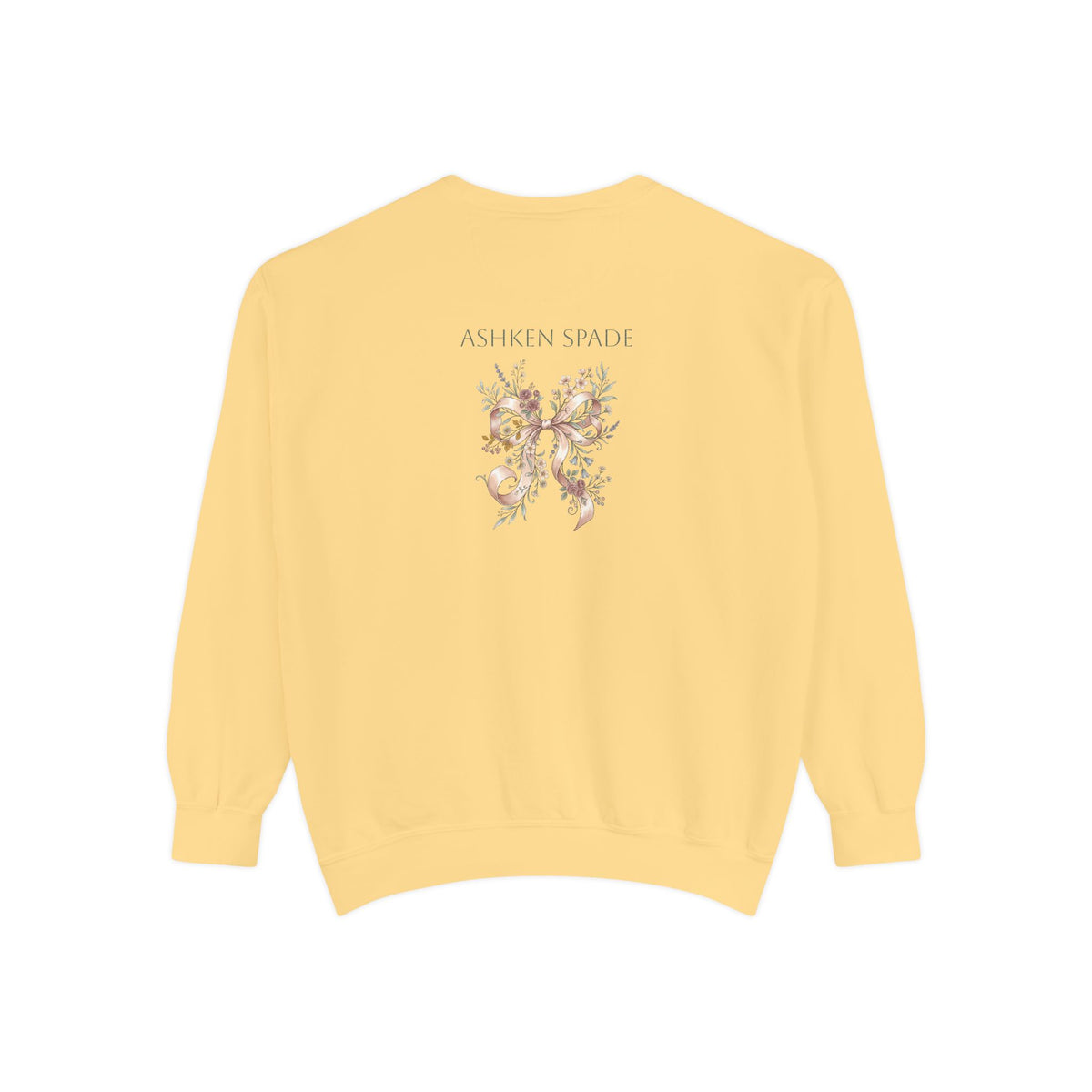Floral Ribbon Sweatshirt