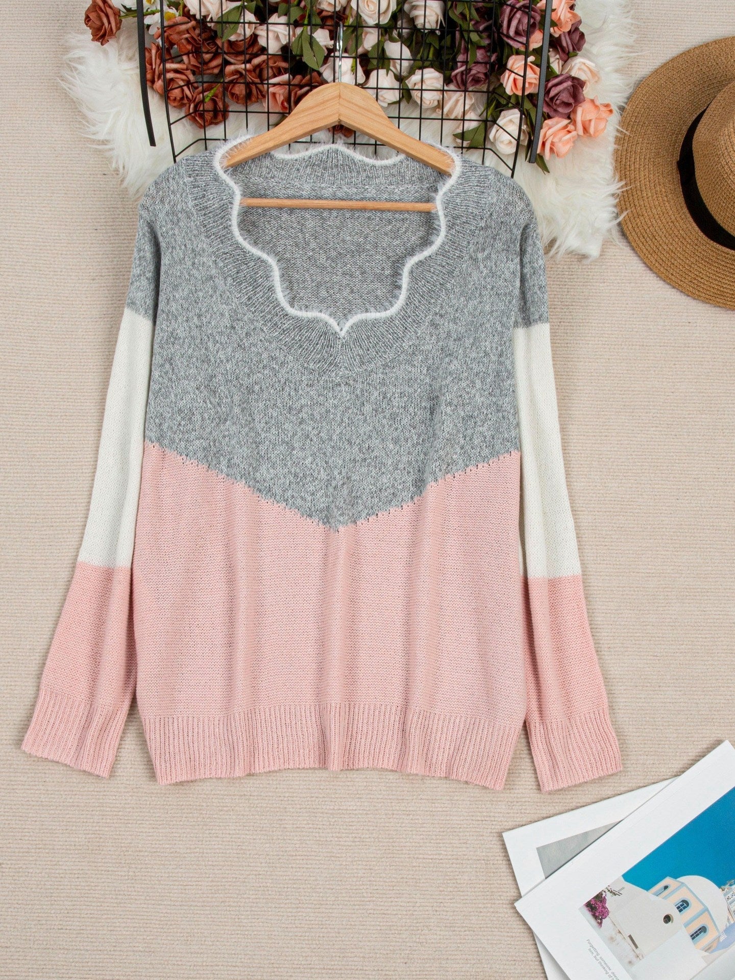 Soft Plus Size Woman Sweater