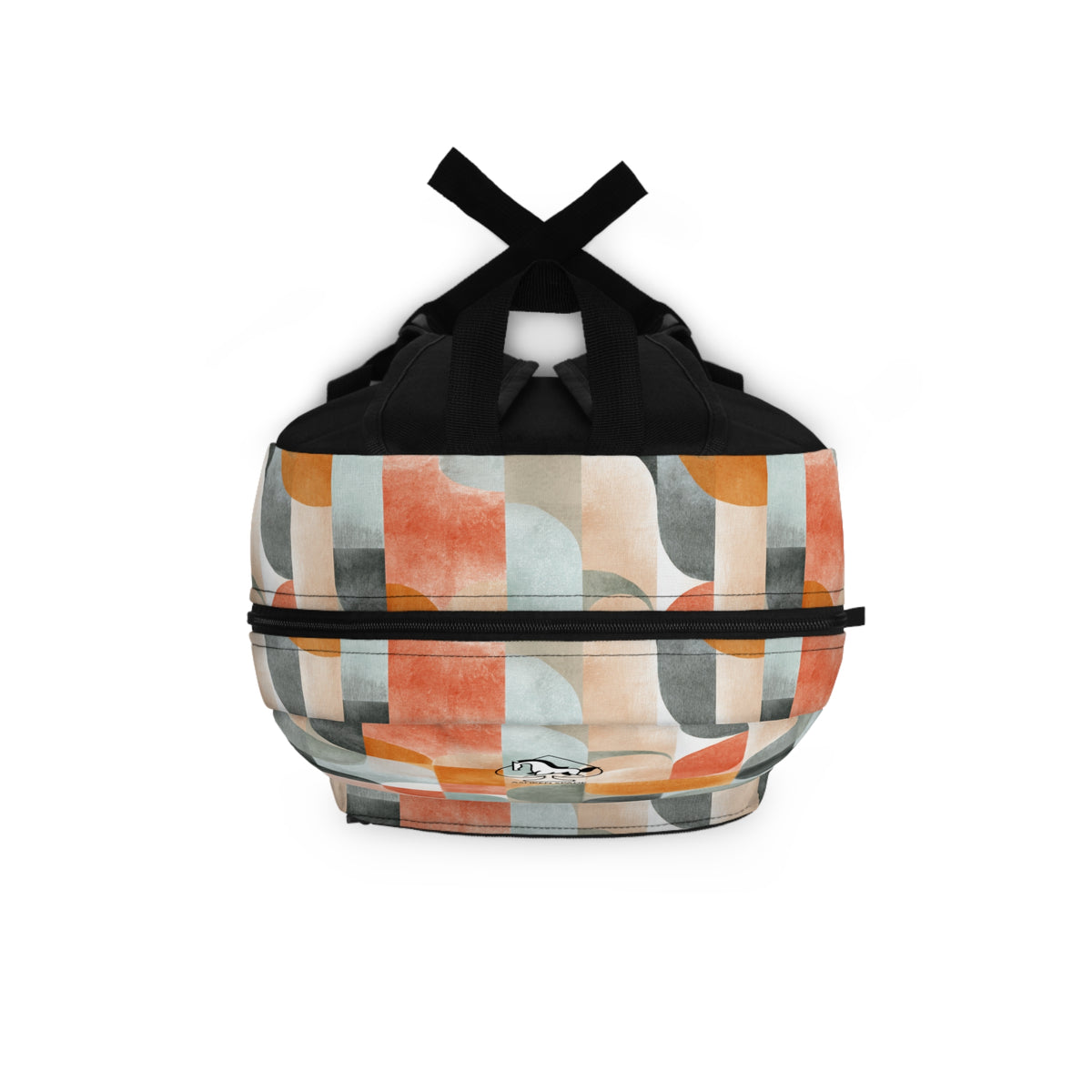 Abstract Retro Geometric Backpack