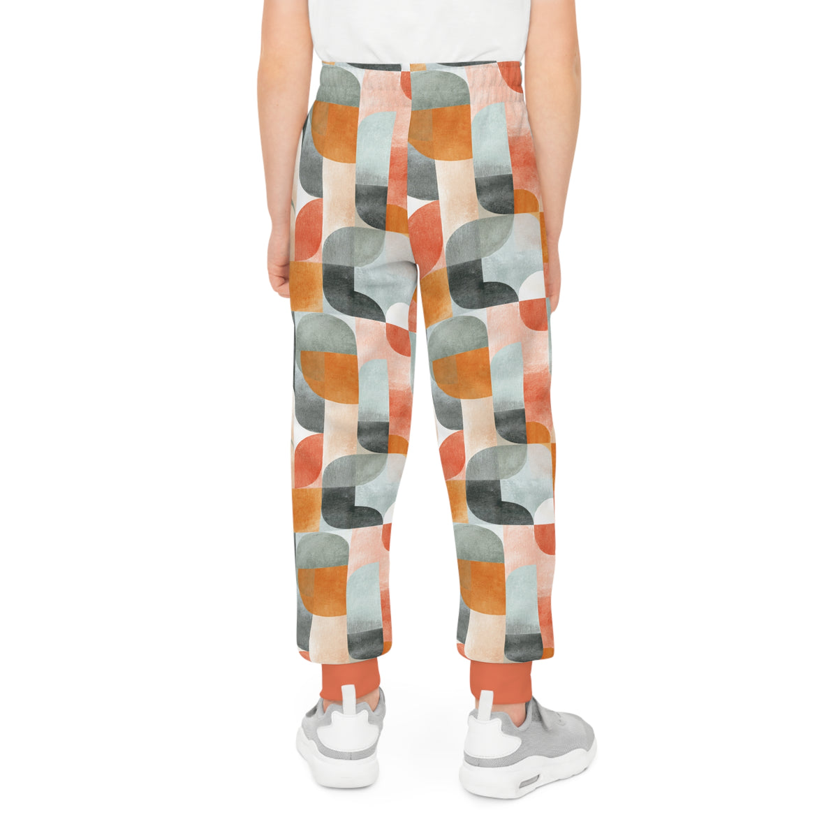 Retro Watercolor Shape Joggers