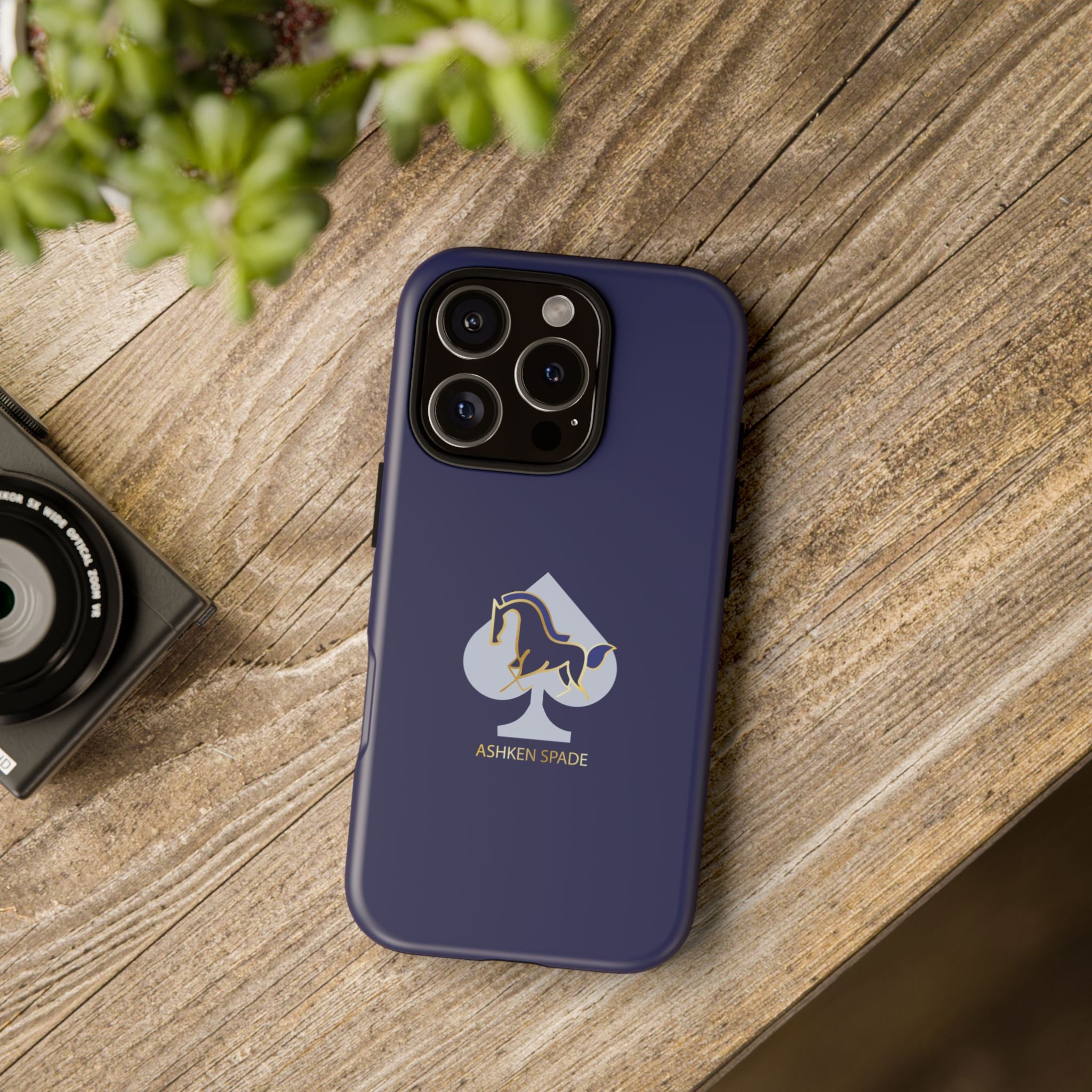 Navy Blue Ashken Spade Logo Phone Case