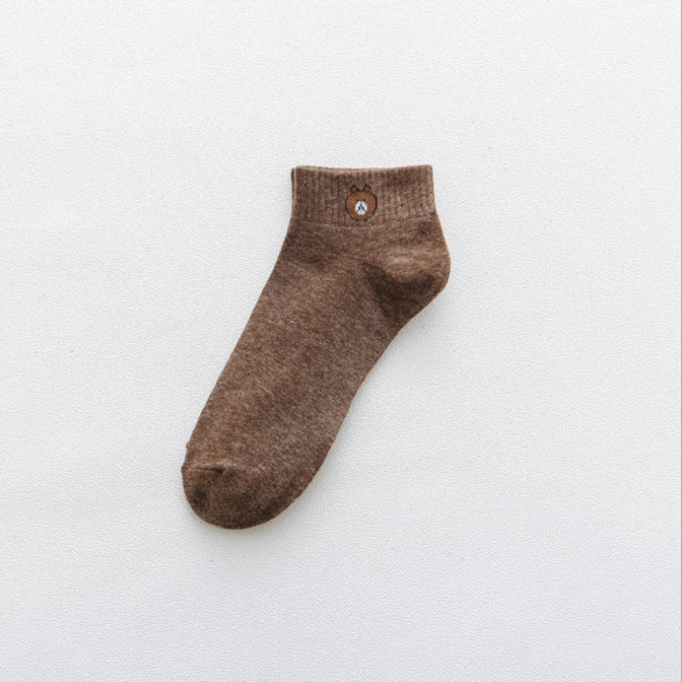 Women's Fashion Simple Bear Socks
