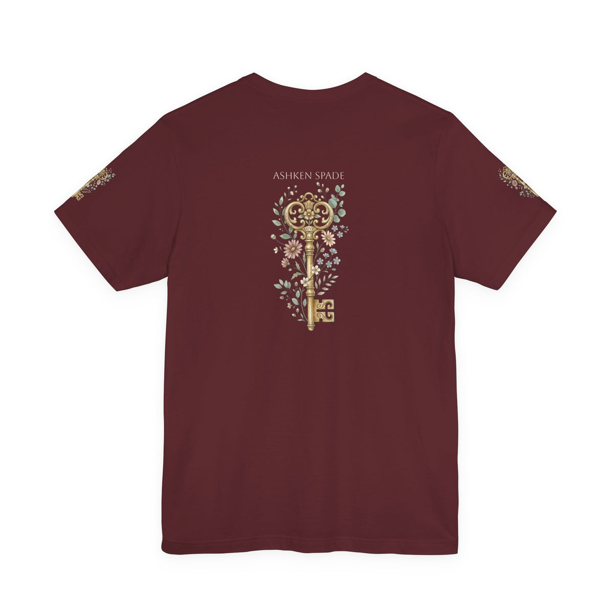 Vintage Floral Key T-Shirt