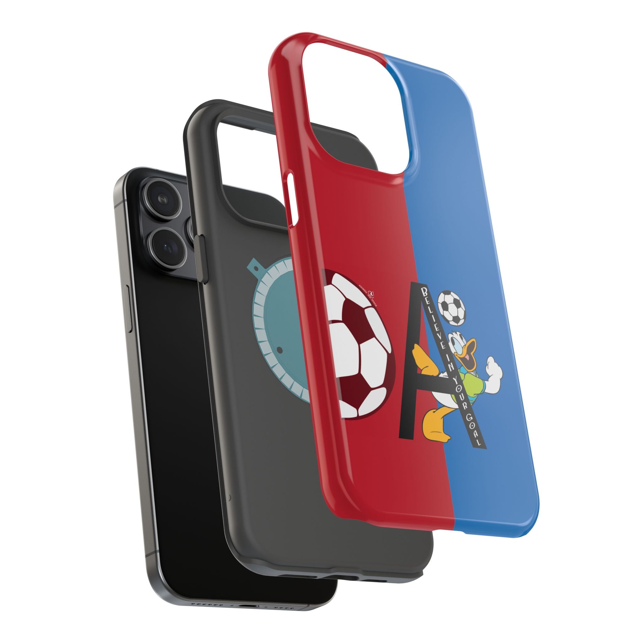 Soccer Initial A Magnetic Impact-Resistant Phone Case