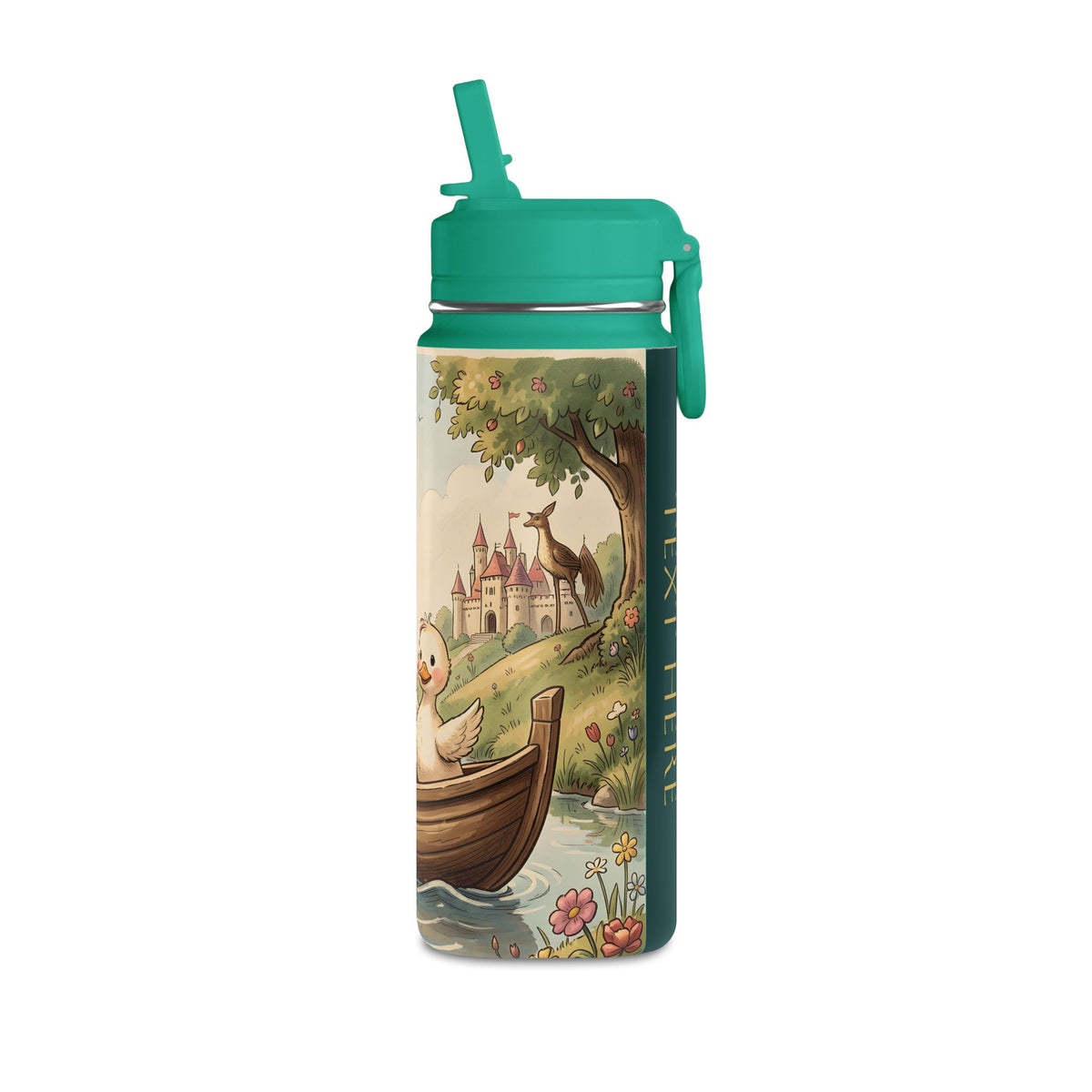 Duck Couple Mini Water Bottle(20oz)