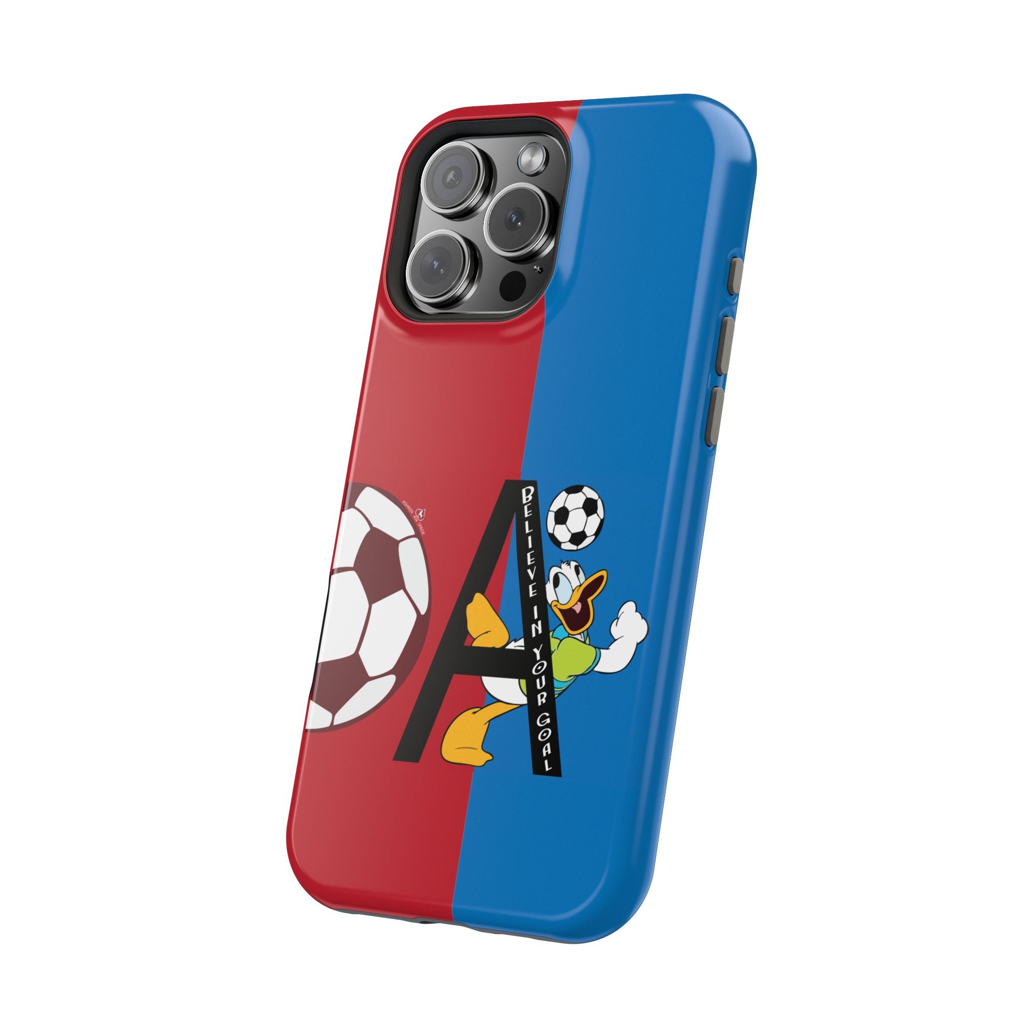 Soccer Initial A Magnetic Impact-Resistant Phone Case