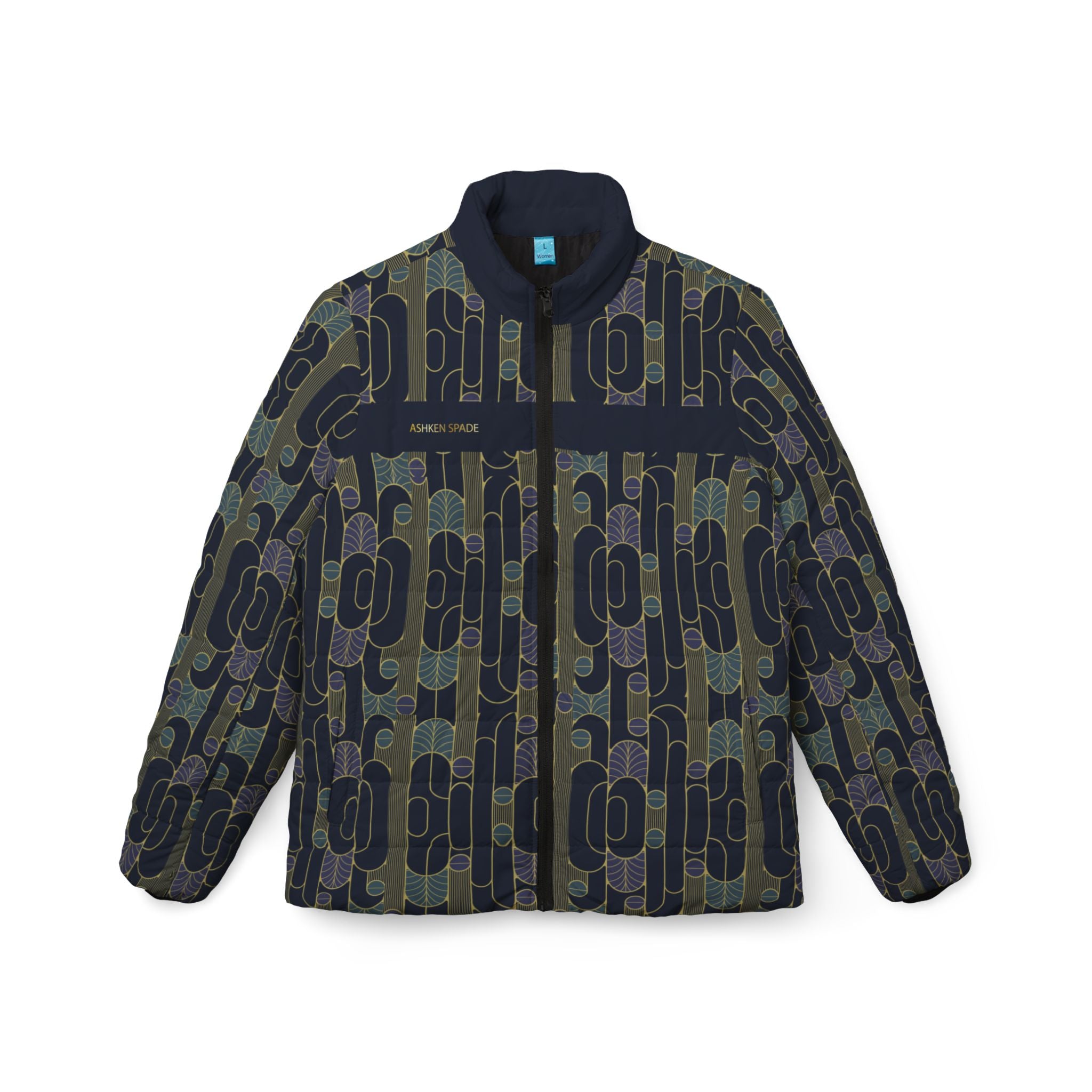 Geometric Quilted Coat