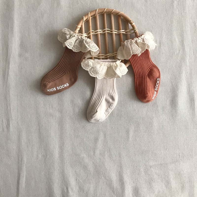Ins Style Children's Pit Strip Lace Lace Socks