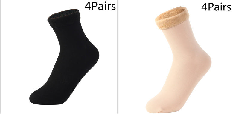 Women's Padded Velvet Warm Socks