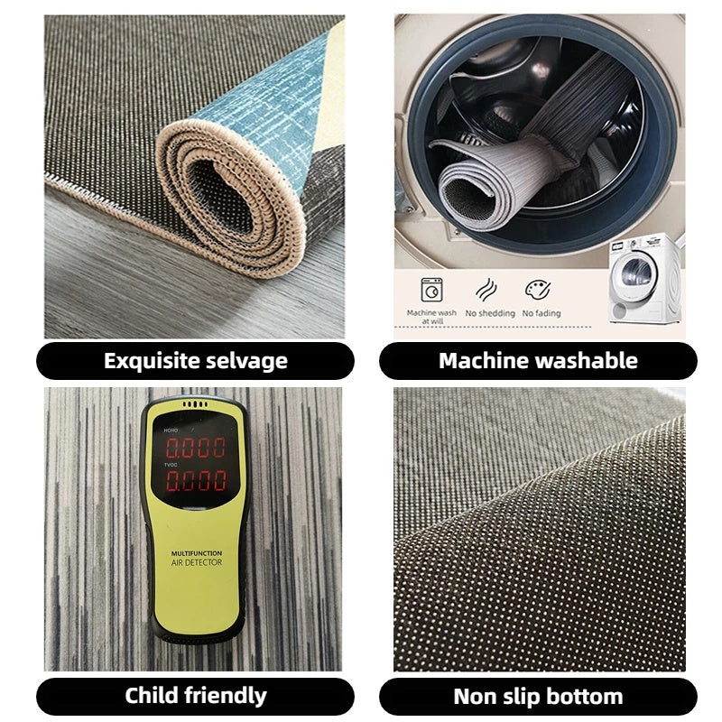 Solid Color Living Room Carpet