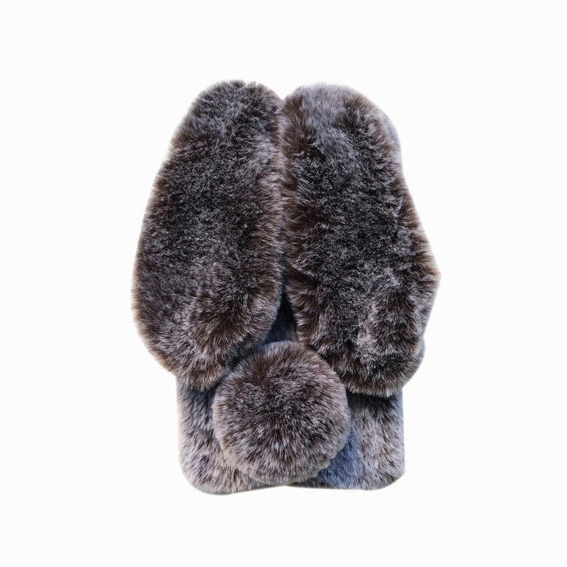 Rabbit Ears Plush Phone Case