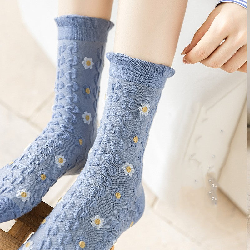 Cute Girls Cotton Thigh-high Socks