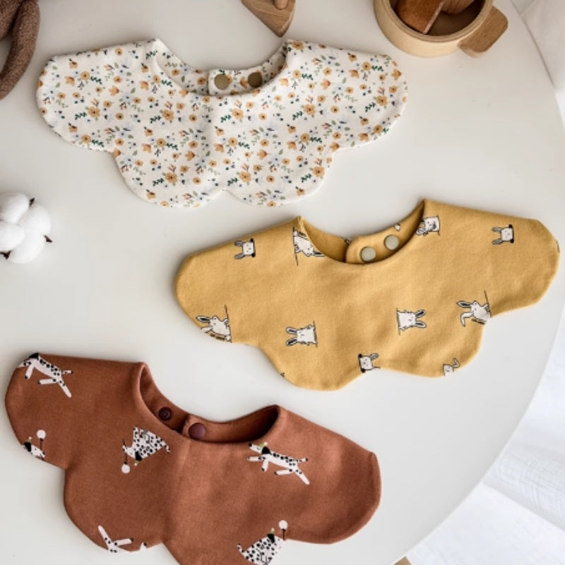 Baby Milk Spilt Prevent Petals Bib