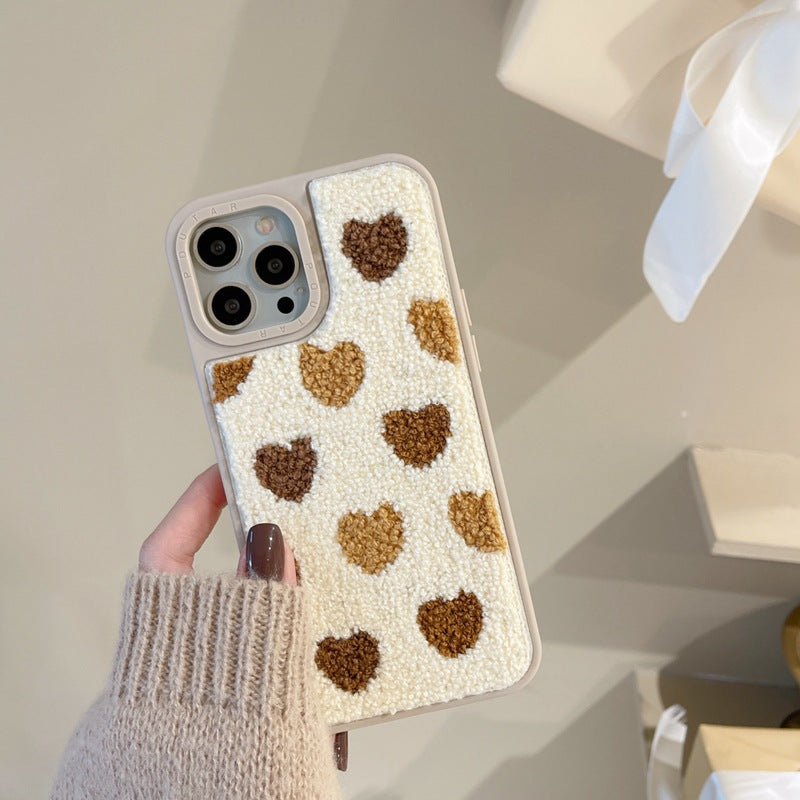 Plush Full Screen Love Phone Case