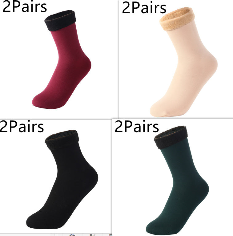 Women's Padded Velvet Warm Socks
