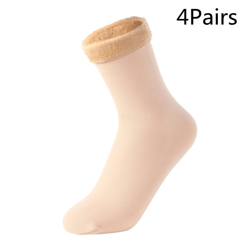 Women's Padded Velvet Warm Socks