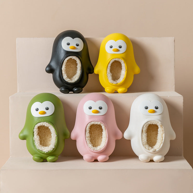 Children's penguin Cotton Slippers