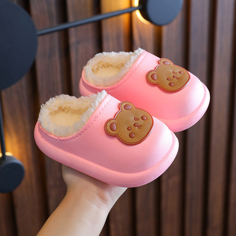 Waterproof Fluffy Cotton Waterproof slipper