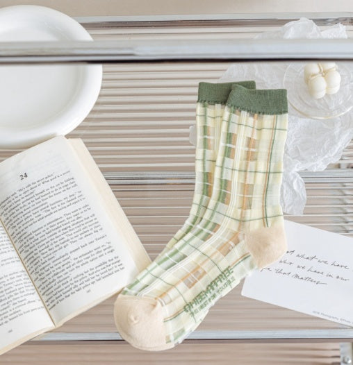 Floral Transparent Women’s Socks