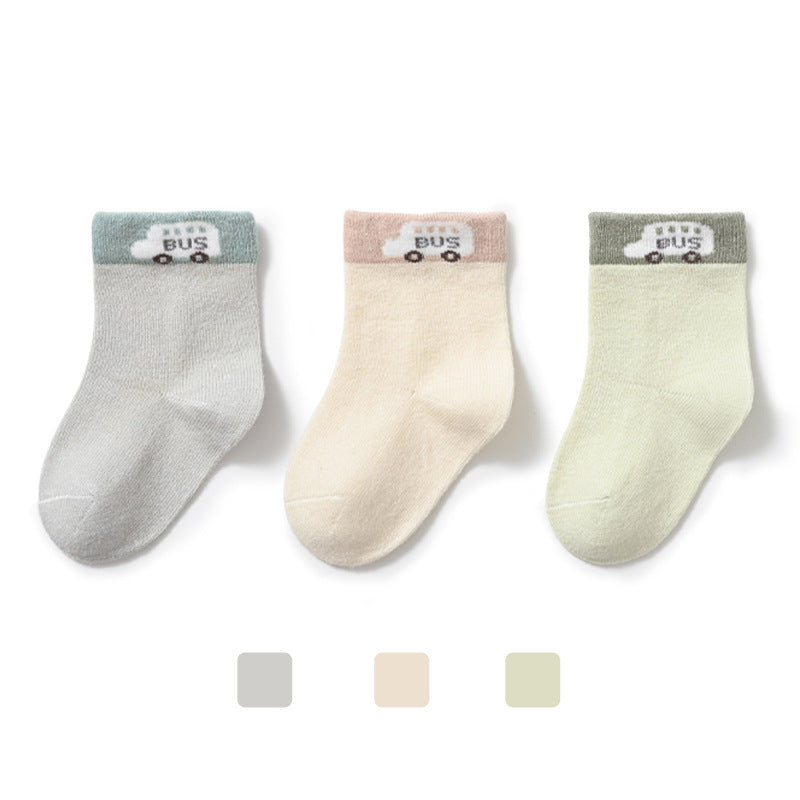 Newborn Cotton Boneless Socks