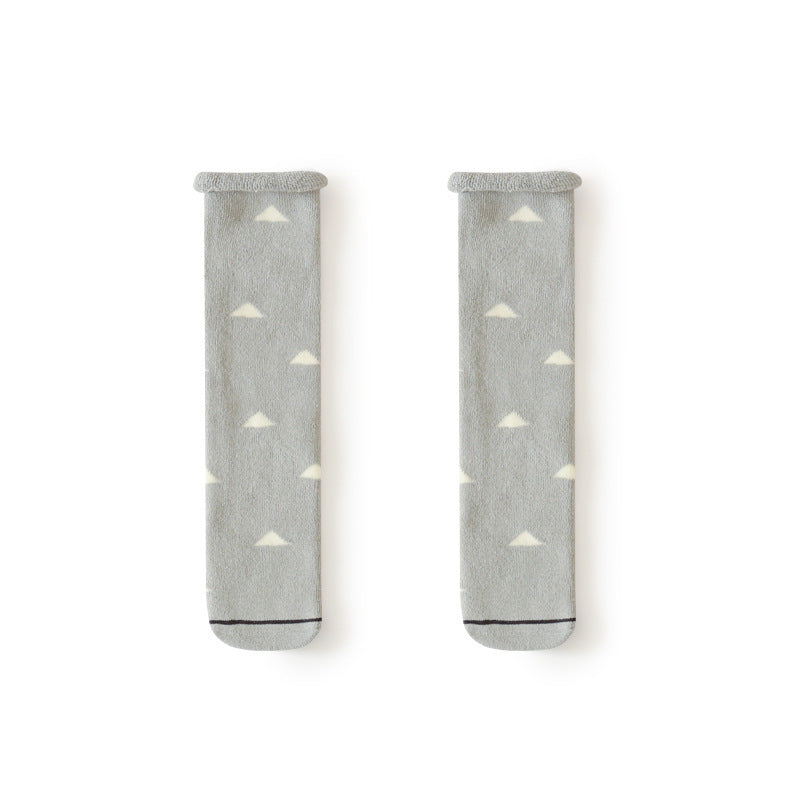 Children's Socks Autumn And Winter Thickening Plus Pile Loop Long Tube