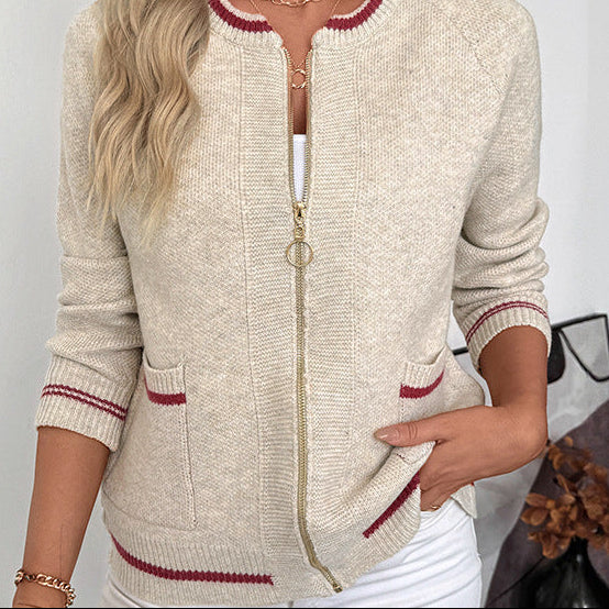 Elegant Knit Cardigan Top