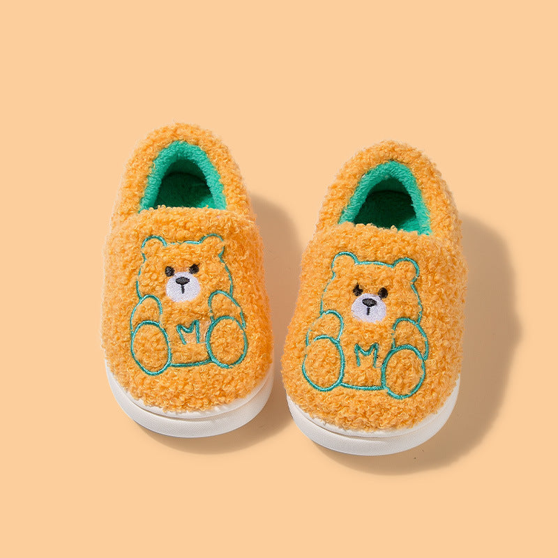 Cute Bear Warm Slippers