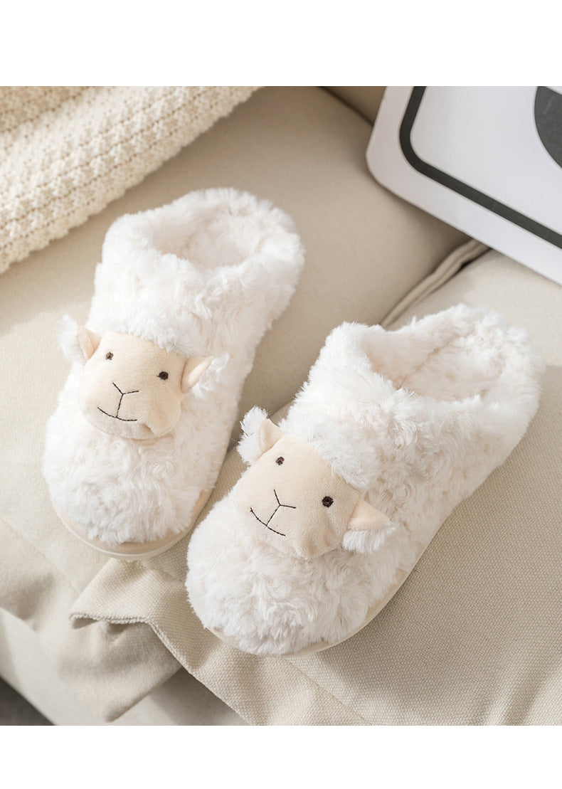 Cotton Slippers Home Home Indoor Warm Thick Bottom