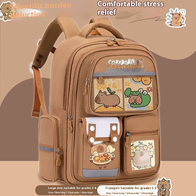 Elementary School Cartoon Backpack