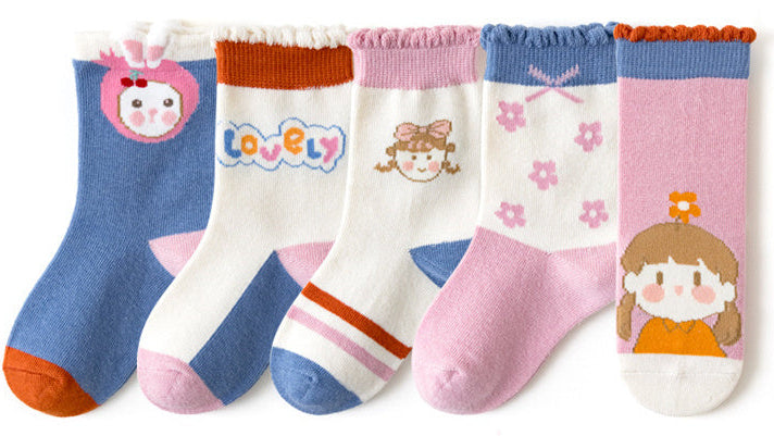 Boys And Girls Cute Cartoon Socks