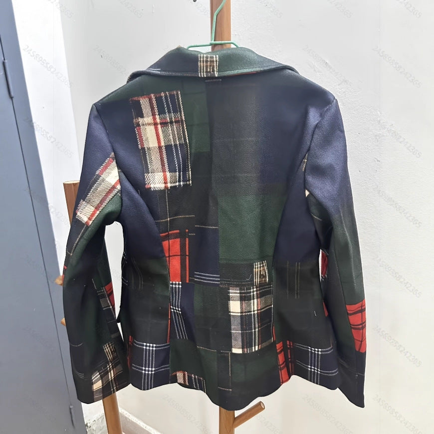 breasted Wool Suit Jacket